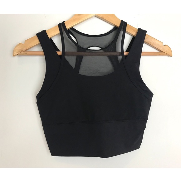 lululemon athletica Other - Lululemon Double Tap Long Line Bra black size 4